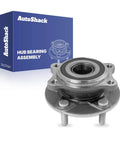 Front view of Front Wheel Hub Bearing Assembly with ABS for 2014 to 2018 Mazda 3 and 2016 to 2021 Mazda CX 3 Left or Right