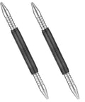 Pro Quality Two Piece Nail Setter Kit Featuring Dual End Spring Loaded Center Punch Tools tough steel design for carpentry.