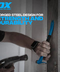 Using 10 Inch Cat Paw Pry Bar Nail Puller With Hammer Head And Rubber Grip Forged Steel Beveled Claws Crowbar for demolition