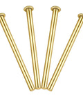 4 Pack 3.5 Inch Door Hinge Pins For Interior Wood Doors Replacement Hinges With Round Corner Design Durable Hinge Pins for DIY use