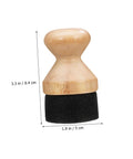 Straight Up Premium Wax Applicator For Cutting Boards Durable Bristle Brush For Mineral Oil Wood Polish Compact Kitchen Tool, size 3.3x1.9 in.