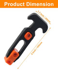 Two Pack 4 Inch T Handle Latches Rubber Draw Latches For Boat Hatch Lids And Coolers Toolboxes Golf Carts With Screws