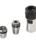 Knuckle Cracker Angle Grinder Extension Shaft Adapter Kit With One Quarter And One Half Inch Spring Collets for wood carving.