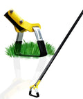 Adjustable Long Handle Stirrup Hoe For Snag Free Weeding And Yard Work Cultivation, 30 To 61 Inch Heavy Duty Push Pull Garden Tool image