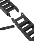Open Type Drag Chain Cable Carrier With End Connectors 10x30mm 1 Meter Plastic Cable Guide for CNC Router Machines
