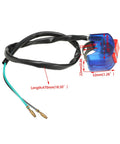 Blue clamp component from Plug And Play Mini Bike Throttle Kit Replacement For Coleman CT200U CT200U EX BT200X