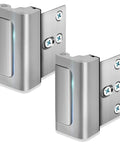 Heavy Duty Door Reinforcement Lock Set 3 Inch Security Lock For Inward Swinging Doors Withstanding Up To 800 Lbs Child Safety Lock Prevents Unauthorized Entry 2 Pack, front view