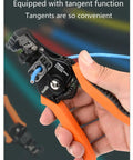 Durable Wire Stripper And Cutter Tool For 8 20 AWG Solid And 10 22 AWG Stranded Wire With Spring Loaded Grips