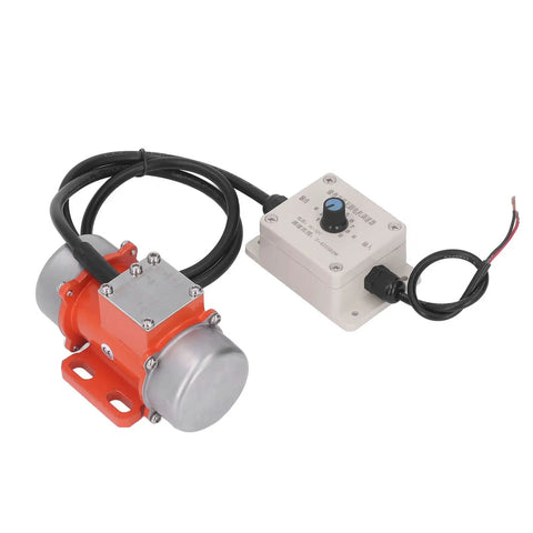 30W Brushless DC Vibration Motor With 4000 RPM, Adjustable Exciting Force, Speed Controller, Quiet Shaker Table Motor, DC12V, Aluminum Alloy Build