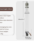 Wall Mounted Coffee Bean And Cereal Dispenser Featuring Hella Durable 304 Stainless Steel, total height 140cm with adjustable dial.