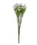 Artificial white flower bouquet with green stems, perfect for home decor and floral arrangements.