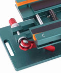 Rotatable LCD Screen Separator Heating Tool With Suction Cup And Adjustable Clamp, close-up of fixture and spring mechanism