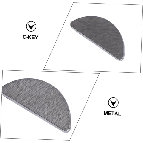 80 Piece Stainless Steel Woodruff Keys Set Beefy Semicircle Fasteners showing C-Key and Metal details