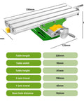 Cross Slide Milling Table With X-Y Axis Precision, Dovetail Grooves, And M10 Screw, Built For Mini Drill Press, CNC Retrofit