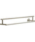 Trinsic 24 Inch Stainless Steel Double Wall Mount Towel Bar Bath Hardware Accessory With Brilliance Finish Corrosion Resistant