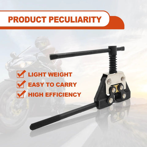 Beefy Heavy Duty Roller Chain Breaker And Detacher Tool For 25 35 40 41 50 60 Chains Including 415H 428H 520 530 with biker image