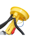 Heavy Duty Fuel Conveyor Module With Integrated Level Sensor For BMW X5 E70 XDrive 30d showing yellow base and connectors for installation.