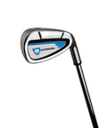 Strata 12 Piece Complete Golf Club Set for Men Right Hand Blue iron with blue accents and sleek design