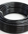 Three Eighths Inch Black Nylon Air Brake Tubing DOT Compliant SAE J844 500 Foot Length, coiled for truck trailer use