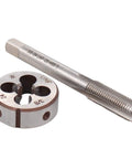 Left Hand Thread Tap And Die Set 3/8 24 UNF In High Speed Steel for thread repair and machining projects in home and garage use