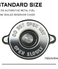 Radiator Cover With Dual Lug Reservoir Cap Stainless Steel No Fuss 16 PSI Engine Cap Universal Fit For Most Cars Including Dodge And Jeep Easy Install Silver