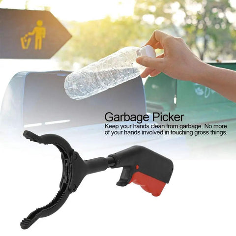 Heavy Duty Claw Trash Picker 12 Inch Grabber Reacher Tool With Ergonomic Grip For One Handed Operation Ideal For Litter Debris Trash Pests And Hard To Reach Spots In Yard Garage And Home Cleanup