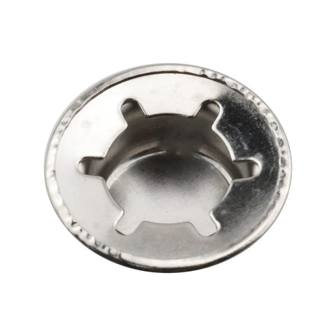 Hella Tough Pack Of 6 Axle Push Nut Fasteners With Spring Steel Body Zinc Plated Silver Finish Dang Durable Coating Keeps Your Wheelbarrow Rig Lawn Mower Deck And Rolling Bin Caster Wheels Rolling Smooth