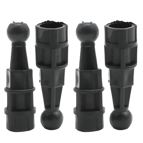 4 Piece Engine Cover Ball Stud Replacement Kit for Chrysler Sebring 200 300 Town and Country Dodge Avenger Charger Caliber Grand Caravan Jeep Compass Patriot 4891847AA 04891847AA, black plastic