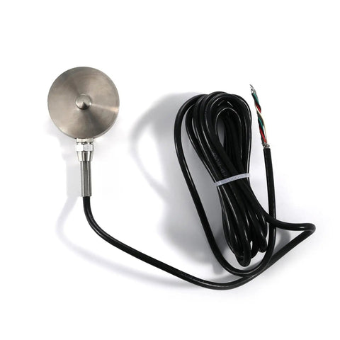 Bellows Type Single Point Load Cell Sensor For Precise 0.2 Percent Accuracy In 0 To 100 Kg Range, 51mm By 25mm Diameter, 3m Cable, Test Compression Force Weight Pressure Sensor, High Performance stainless steel load cell with cable