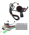 48V Brushless Motor Controller With LCD Display For Electric Vehicles High Efficiency Speed Control System with throttle and wiring.