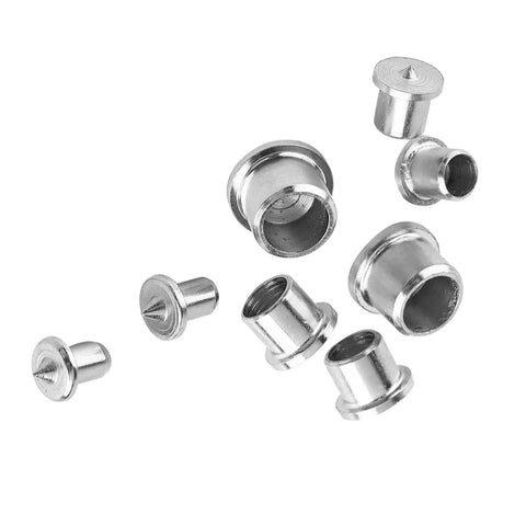 Steel Dowel Center Pins for Woodworking, Pro Grade Alignment Tool Kit for Hard Wood, Soft Wood, and Hollow Wood, set of 8