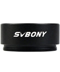 Side view of 0.5x Telescope Focal Reducer for 1.25 inch eyepieces with M28x0.6 threads, expands field of view and cuts exposure time.