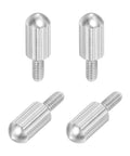4 Pack Knurled Thumb Screws M3 X 6mm Stainless Steel 304 Flat Head Knurled Grip Bolts For Lighting Electronics Household And Machine