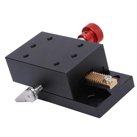 Mini Sliding Linear Stage For Woodworking Tools X Axis Travel 60x40x30mm Manual Fine Tuning Aluminum Alloy Construction