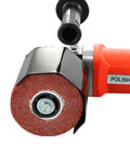 Close-up of Workhorse 1400W Electric Burnishing Polishing Machine with 8 Variable Speed Settings and polishing wheel