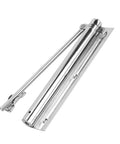 Adjustable Automatic Door Closer Stainless Steel With Auto Force Adjustment shown at a side angle
