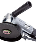 Pro Grade 4 Inch Pneumatic Air Angle Grinder With High Torque Ball Bearing Motor Removable Side Handle for cutting and polishing