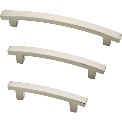 Brushed Nickel Cabinet Handles 10 Pack 3 Inch Center To Center Drawer Pulls For Kitchen Cabinets Doors And Dressers