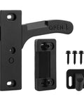 Heavy Duty Aluminum RV Screen Door Latch Replacement Kit With Right Handle For Camper Trailer Entry Door Includes Frame Catch Exterior Strike And 6 Washer Screws Beefed Up And Durable