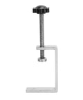Jewelers Bench Pin Clamp For Workbenches No Drill Installation on wood or iron surfaces, metal body with adjustable screw clamp