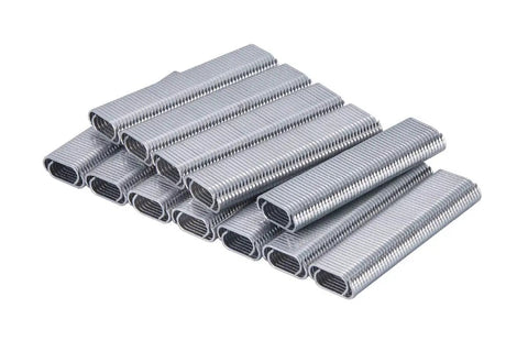 Built Tough Hog Ring Staples For Wire Fence And Upholstery 16 Gauge Galvanized 11 Sixteenths Inch Divergent Point 2500 Pack