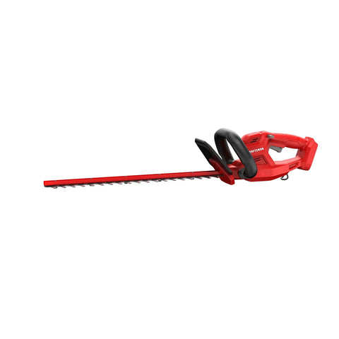 V20 Cordless Hedge Trimmer With 20 Inch Dual Action Blades Up To Three Quarter Inch Cut Capacity Full Wrap Around Handle For Easy Maneuverability Versatrack Compatible Wall Mount Ready No Fuss Yard Work Bare Tool on white background