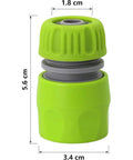 Heavy Duty 4 Pack 1 2 Inch Garden Hose Connector Repair Kit Made From Tough Abs Plastic Quick Connectors For Faucets Sprinklers And Nozzles Perfect For Your Y Joints Diverters And Outdoors Projects That Need Serious Durability, green ABS hose connector, 5.6 cm x 3.4 cm