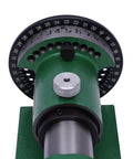 Knockout Precision 5C Spin Index Fixture Collet with a detailed view of the 360 degree scale dial and cast steel frame.