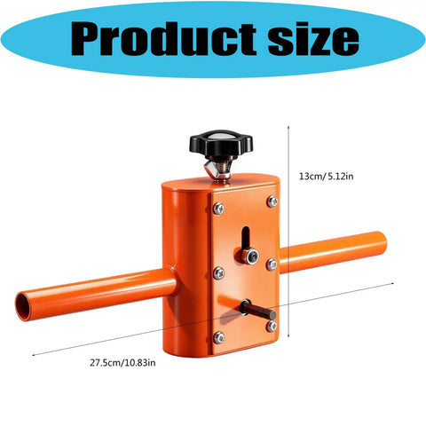Compact And Portable Manual Wire Threading Tool With Grip Friendly Ergonomic Thick Handle For Easy Wire Threading Adjustable 90 Degree Bending Versatile Cable Threader For Home DIY Projects And Pro Grade Comfort, orange 27.5cm