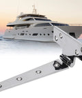 316 Stainless T Shape Boat Door Hinge For Cabinet And Yacht Doors beefed up marine hardware corrosion resistant with mirror finish