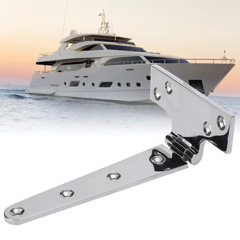 316 Stainless T Shape Boat Door Hinge For Cabinet And Yacht Doors beefed up marine hardware corrosion resistant with mirror finish