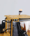 Close-up of Badass 1/16 Scale RC Loader Built Like A Tank With Killer Four Wheel Drive and Heavy Duty Transmission cab features.