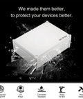 Junction Box With Mounting Plate For DIY Projects All In One Waterproof IP67 Dustproof ABS Enclosure 15 By 11 By 5.1 Inches Outdoor