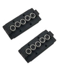 Double Axis Linear Rail Kit With Black Oxide Finish 1400mm SGR20 Rail Plus Two SGB20-5UU Carriages Built For Precision 3D Printer And CNC Machining Projects Heavy Duty Rock Solid Guide System For Smooth Motion. Two SGB20-5UU carriages with black oxide finish